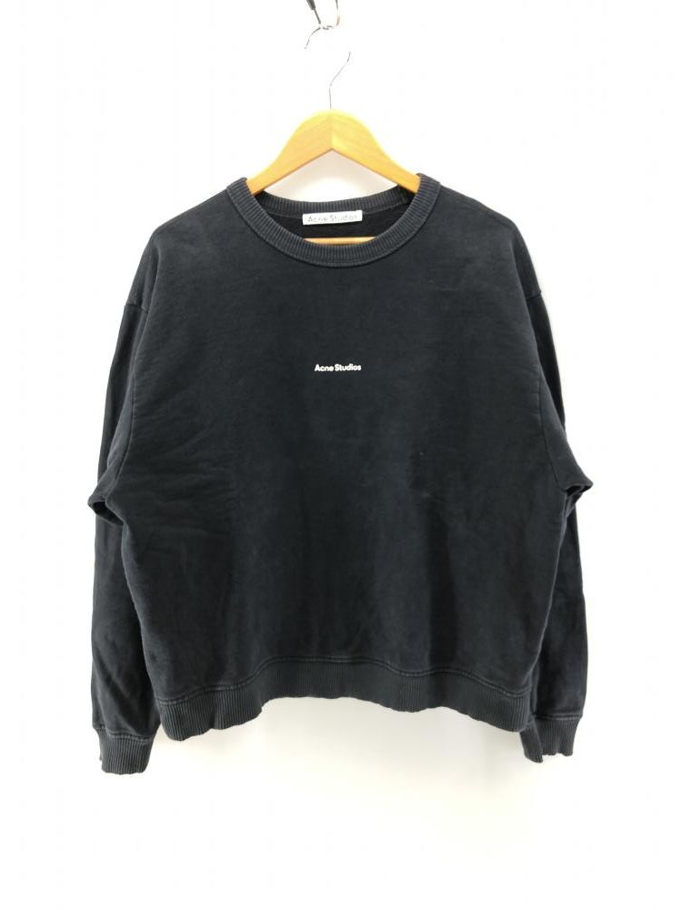 【中古】Acne Studios ロゴスウェット ブラック size XXS[24]