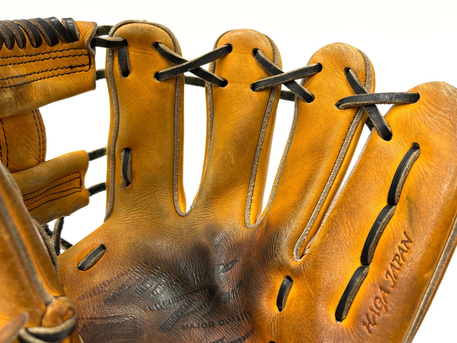 中古品 ミズノ MIZUNO ミズノプロ 硬式 内野手用グローブ HAGAJAPAN