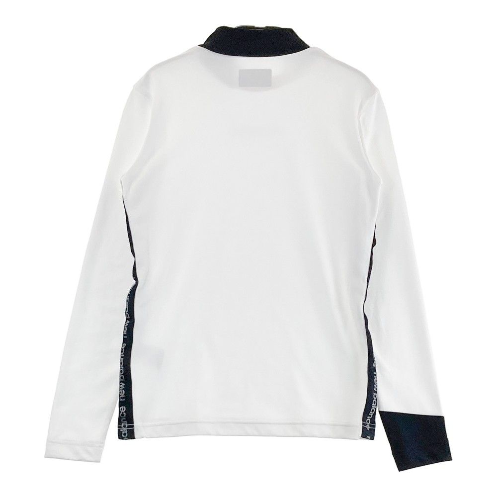 サイズ：0 NEW BALANCE GOLF ニューバランス 2023年モデル ハイネック長袖Tシャツ  ホワイト系 [240101431096] ゴルフウェア レディース ストスト NEW BALANCE GOLF ニューバランス 2023年モデル ハイネック長袖T