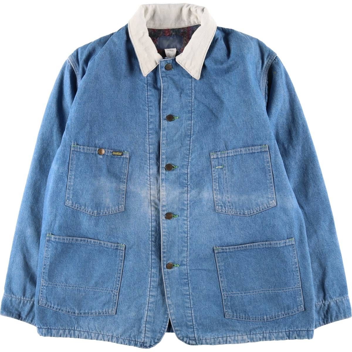 古着 70~80年代 オシュコシュ Osh kosh デニムカバーオール USA製 メンズXL相当 ヴィンテージ/eaa509303