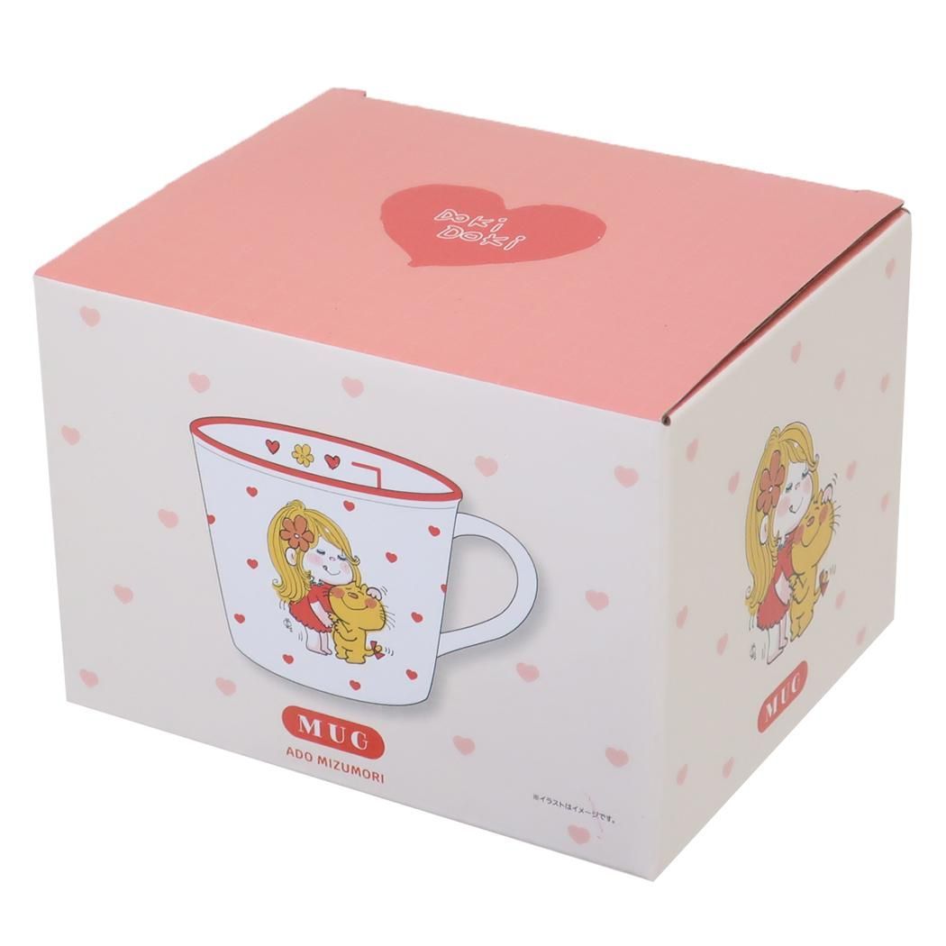 水森亜土さん　マグカップ　限定品 水森亜土のおもちゃ箱画廊オリジナル「小ちゃいマグカップ