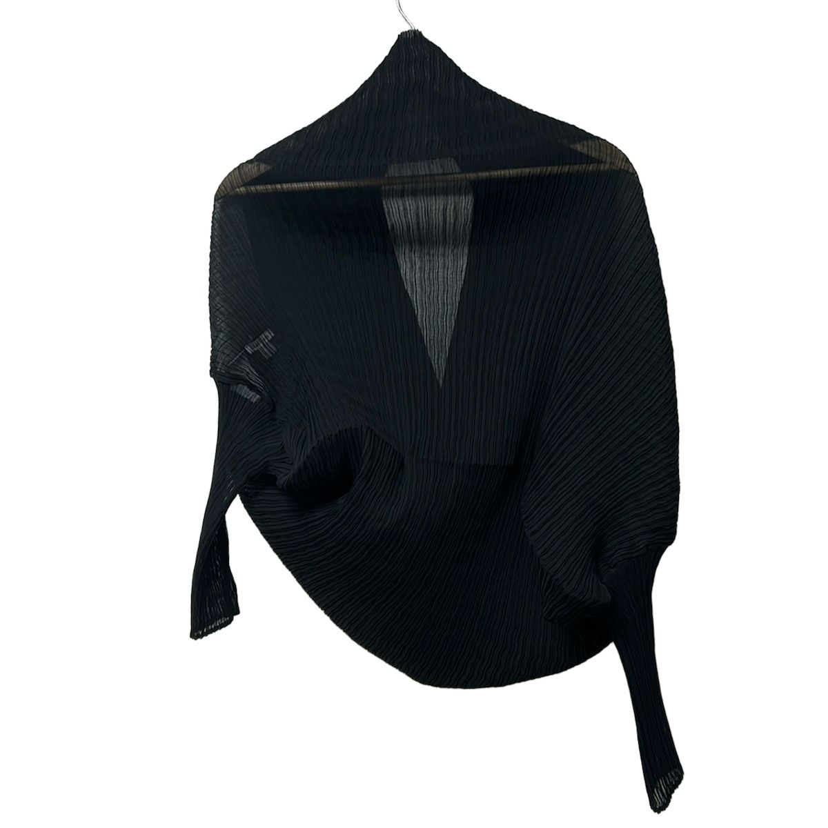 Max Mara マックスマーラ ボレロ レディース - 黒 半袖 プリーツ