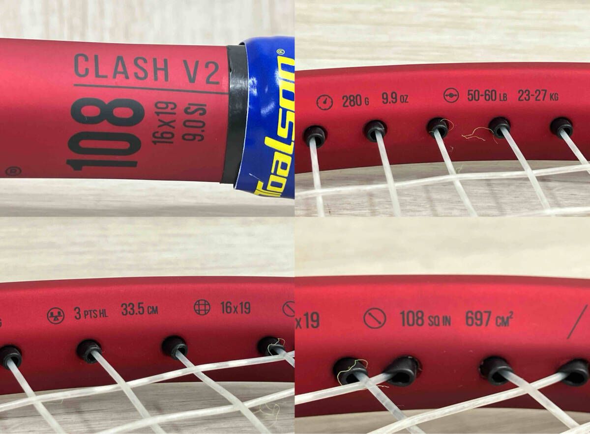 モ*き様 Wilson CLASH 108 v2.0 G2 クラッシュ 108 30%OFF】CLASH 108 V2.0 by Wilson Japan Racquet online