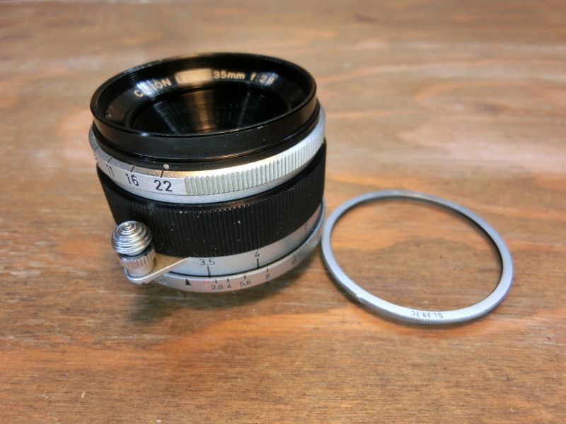 「超美品」Canon 35mm F2.8 ライカL39マウント コスパ最高なL39マウントの広角レンズ。CANON 35mm f2.8 Ⅱ型