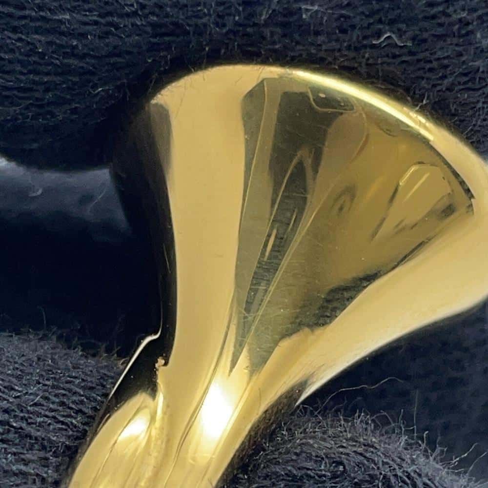 エルメス リング コル リング ナタ/ゴールド金具 スイフトメタル  