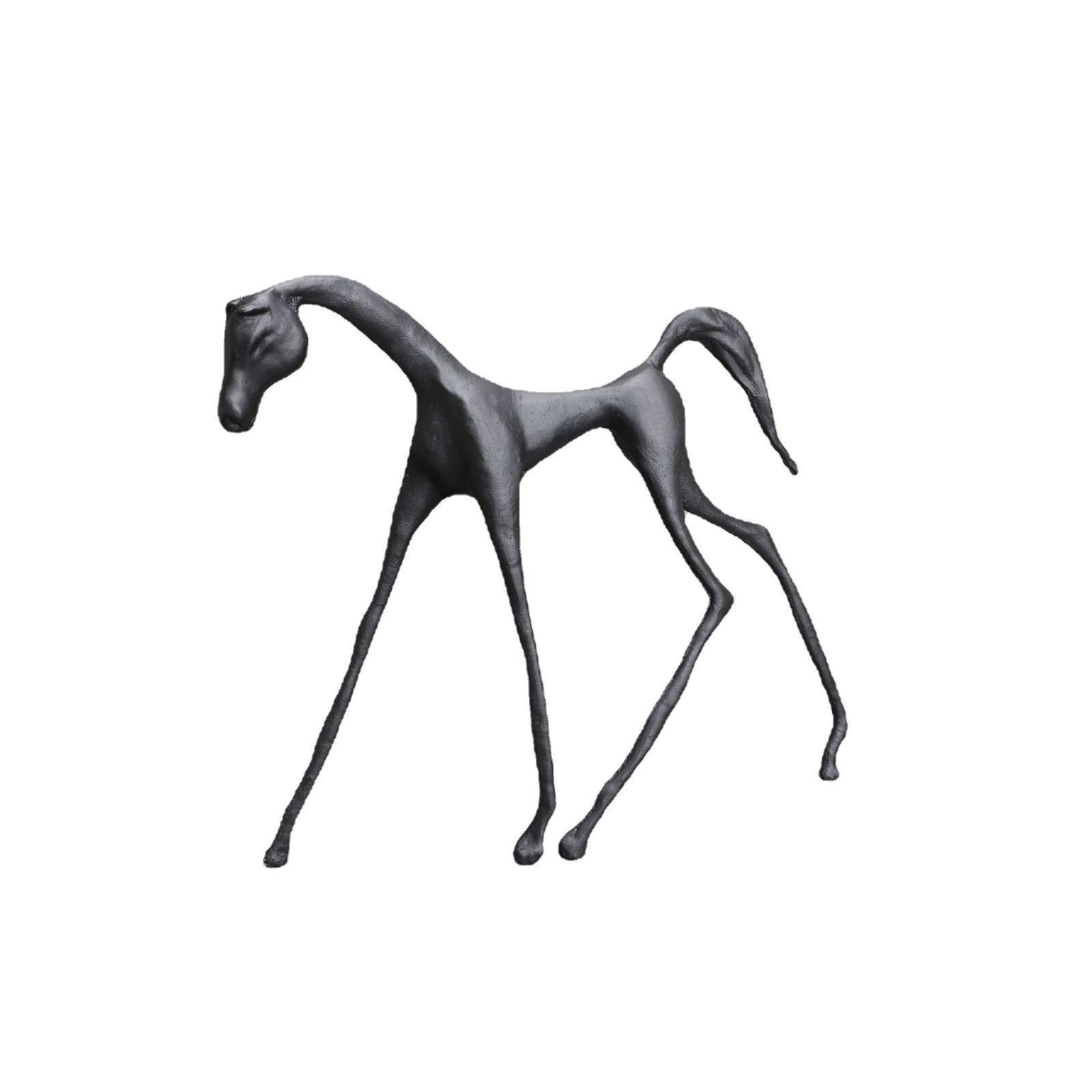 日本全国無料配達。 北欧風インテリア クリエイティブな足が細い 馬 オブジェ