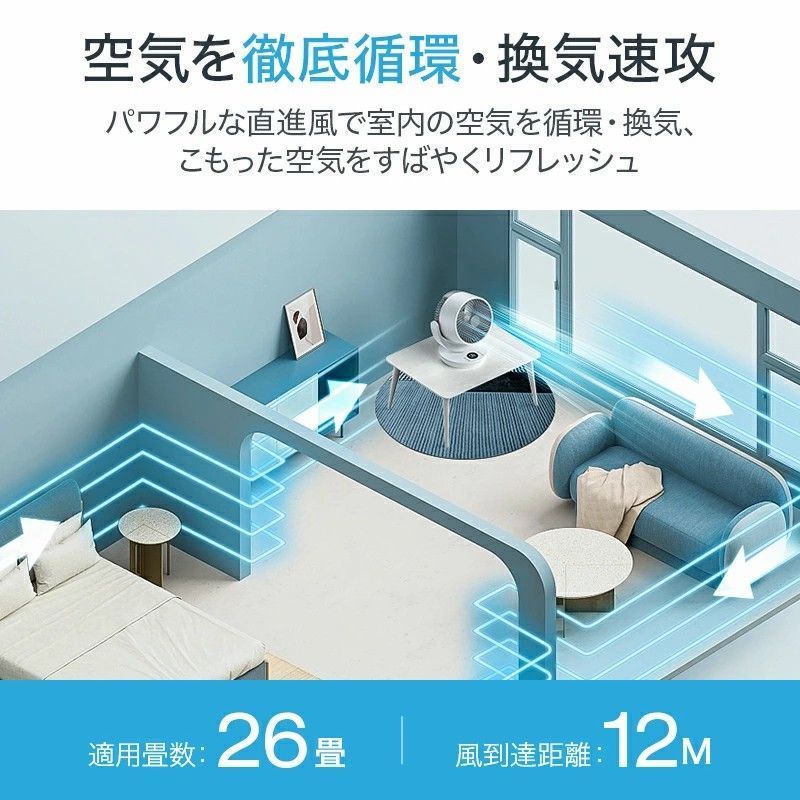 扇風機 dcモーター サーキュレーター dc 強風 風量8段階 1台5役 8畳 扇風機 dcモーター サーキュレーター dc 強風 風量8段階 1台5役