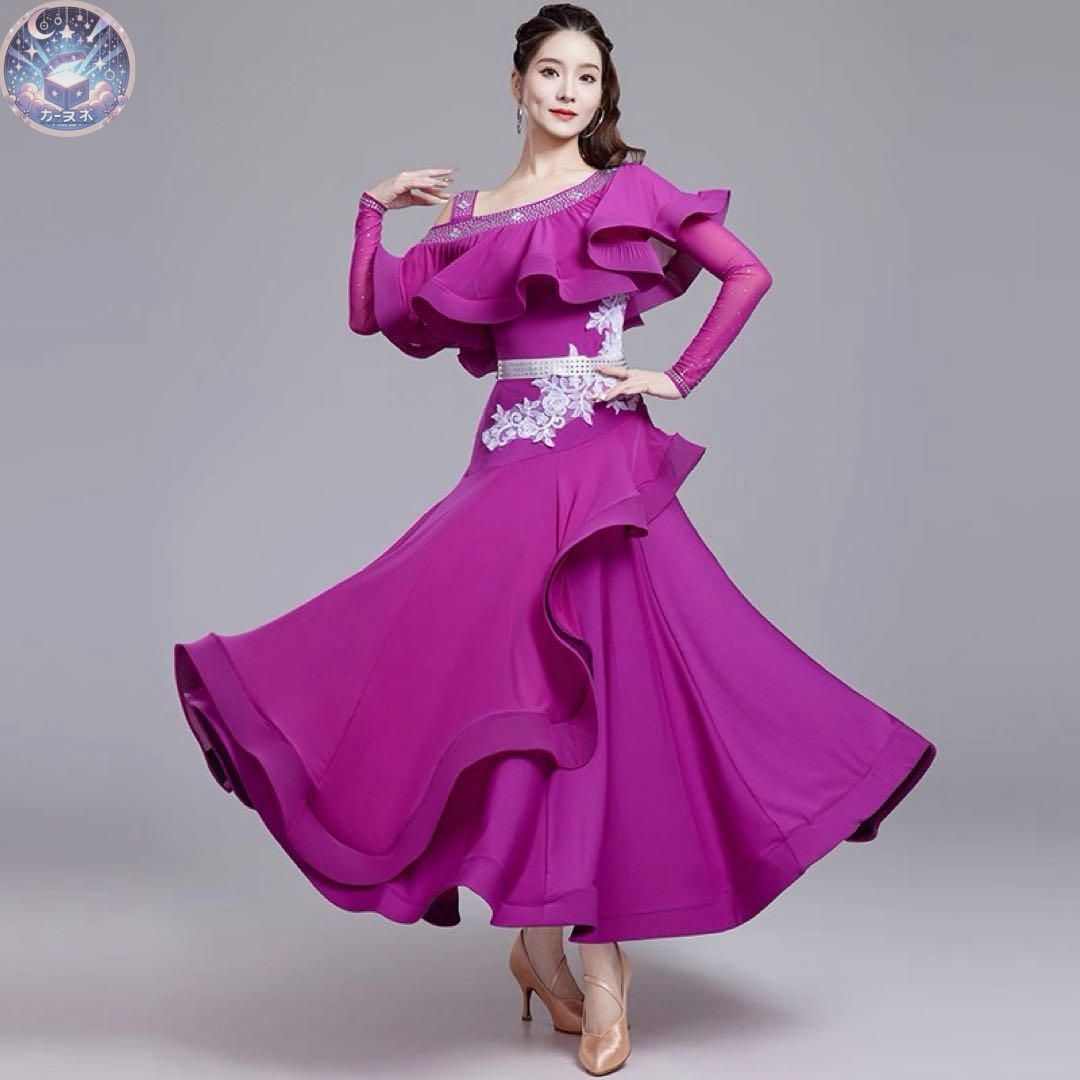 新品未使用 ストーン付トップス ダンスの練習にもダンスパーティにも使える