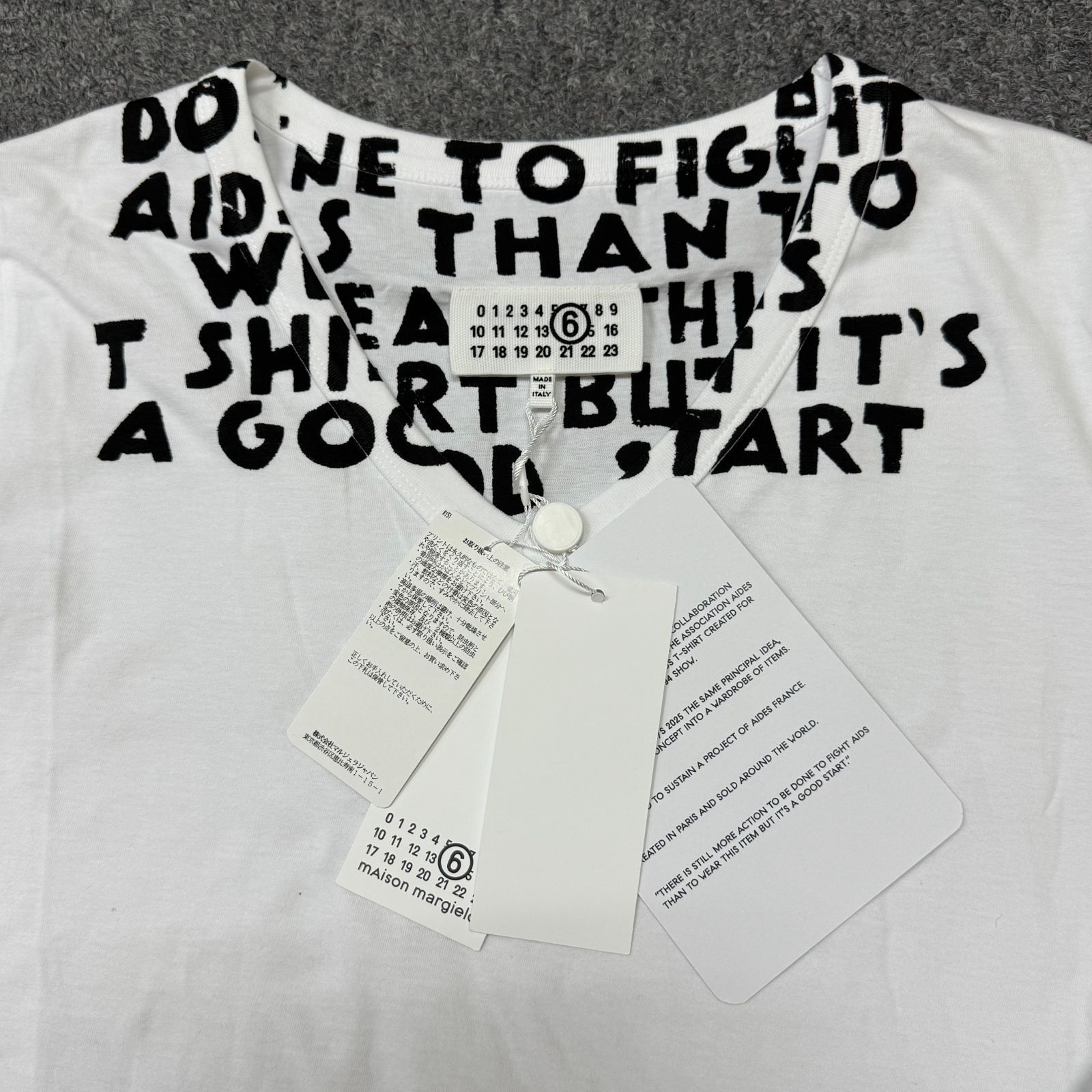 参考上代51700円 未使用品 MM6 Maison Margiela 25SS V-neck