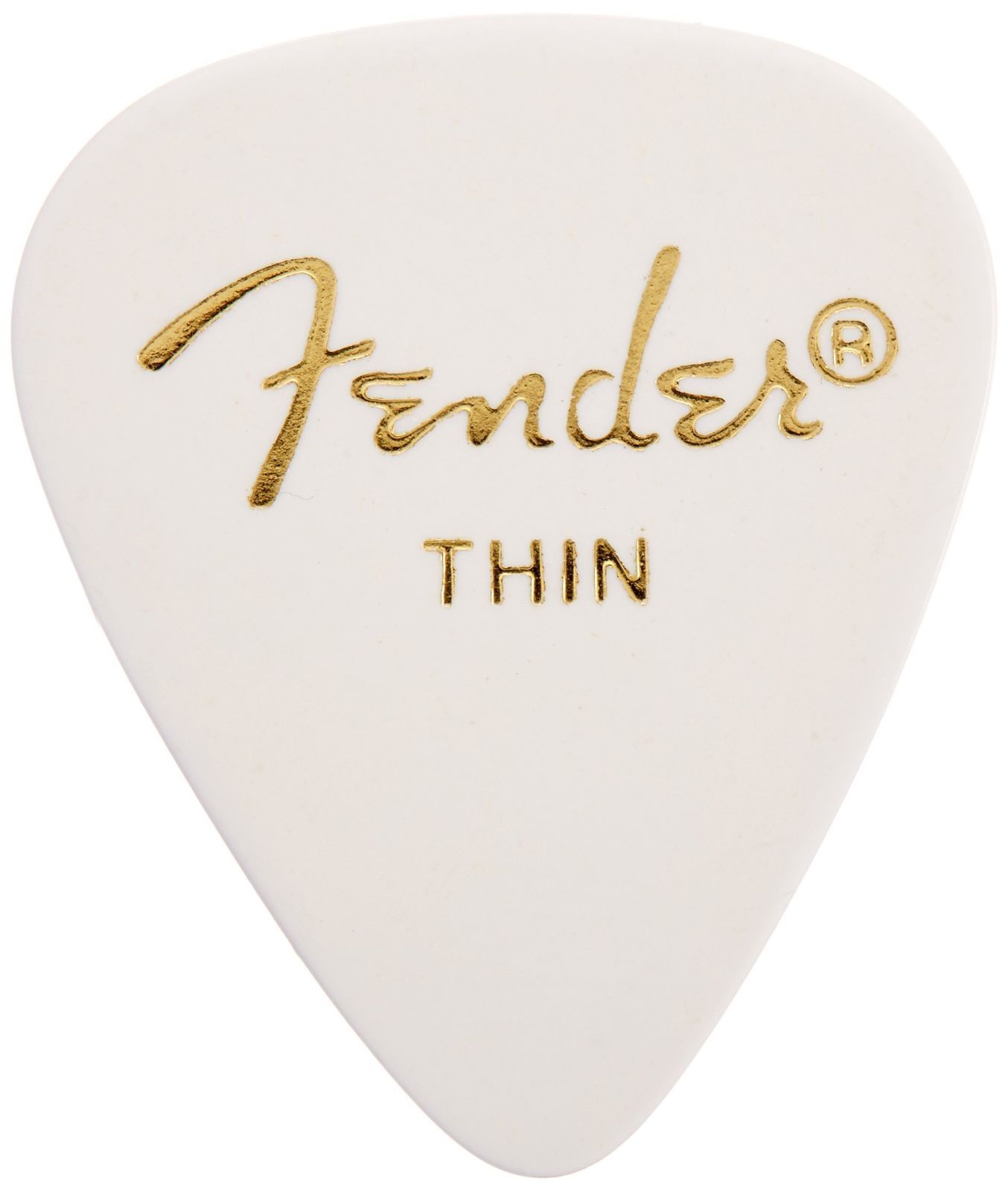 Classic Shape Thin 351 White ピック 144 Fender