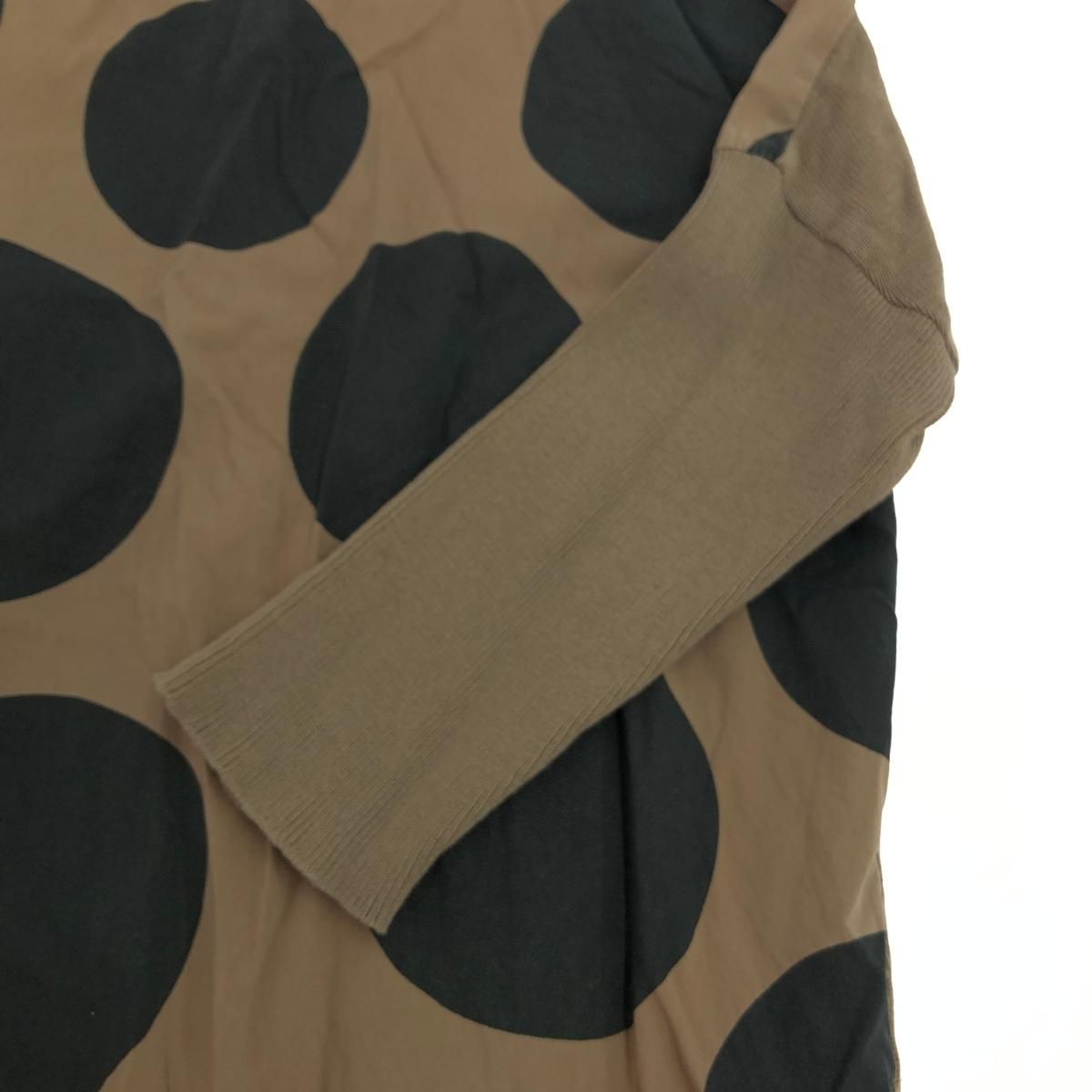 BEARDSLEYビアズリー 刺繍ニット ベージュ ビアズリー キルト風刺繍