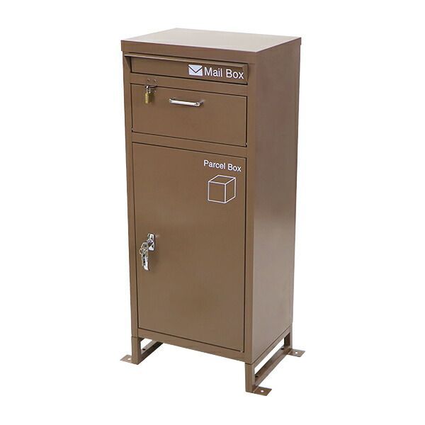 住宅設備 スチール製 宅配ボックス 宅配BOX 2段 スチールロッカー 