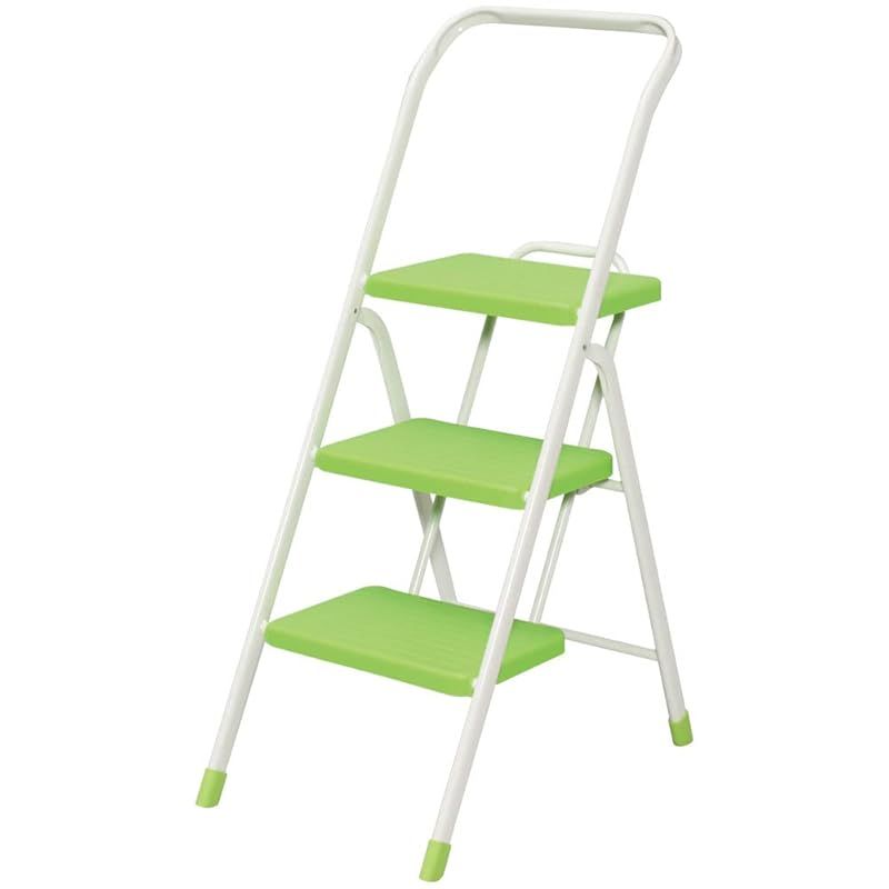 アイリスオーヤマ 折りたたみステップOSU-3OSU-3ライトグリーンOSU3LGR 0