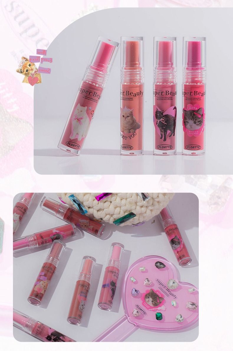 FLORTTE リップグロス 水光リップグロス リップティント 口紅