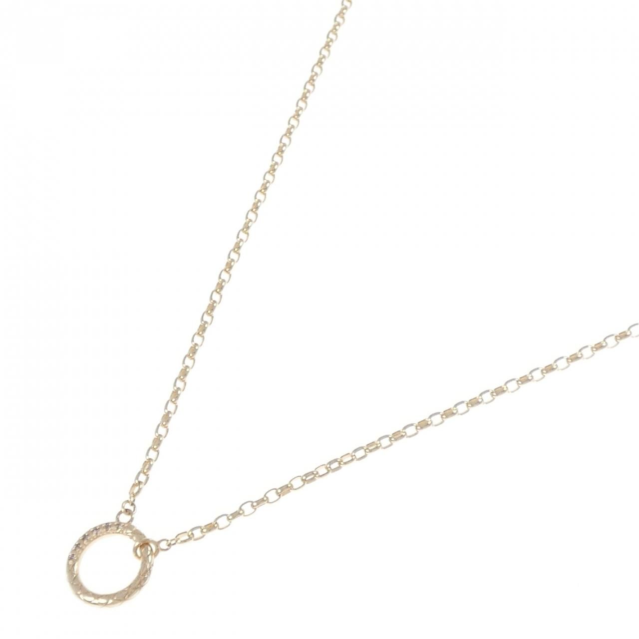 アガット ダイヤモンド ネックレス 0.02CT