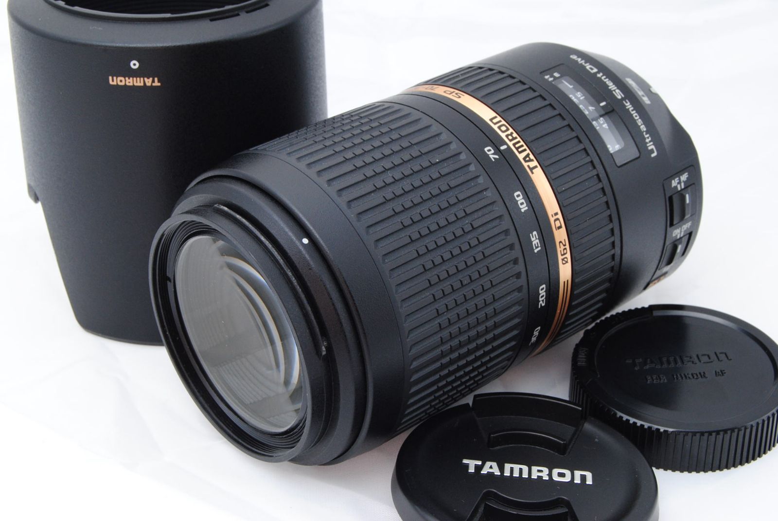 新品級 ☆ TAMRON SP 70-300mm F4-5.6 Di VC USD A005N ニコン用 フル