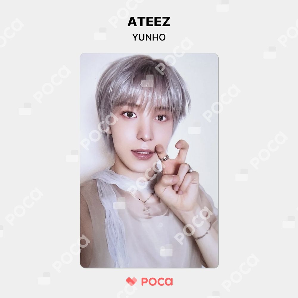 ATEEZ ユノ　トレカ　treasure cafe ATEEZ Seonghwa Treasure Cafe Photocard Korea Event Limited