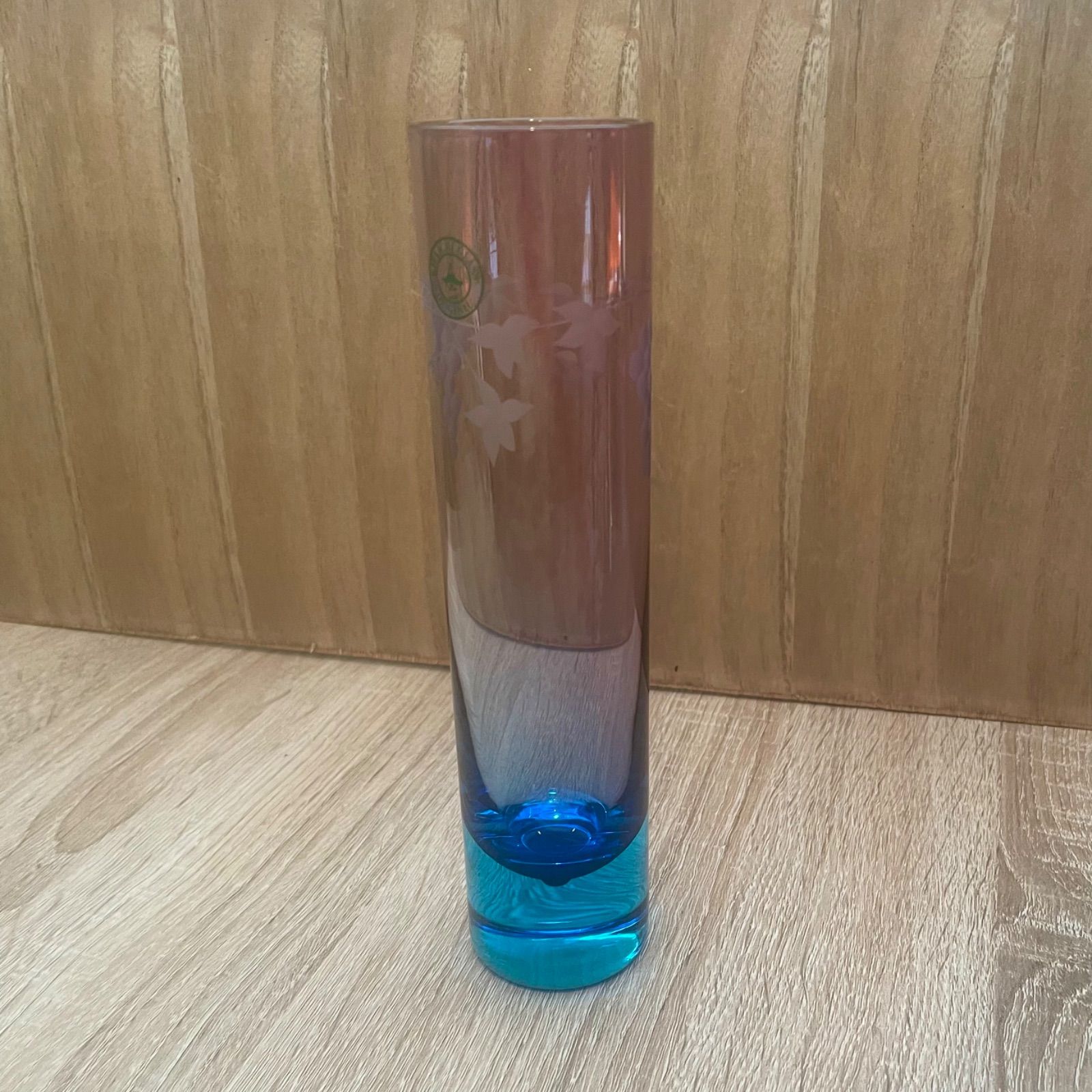 花瓶 花器 北一硝子 ガラス レトロ 昭和レトロ ヴィンテージ 