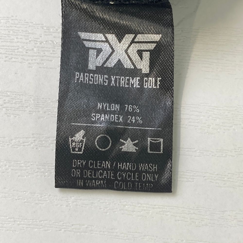 サイズ：S PXG パーソンズエクストリームゴルフ  半袖ポロシャツ  ブラック系 [240101460188] ゴルフウェア メンズ ストスト サイズ：S PXG パーソンズエクストリームゴルフ 半袖ポロシャツ