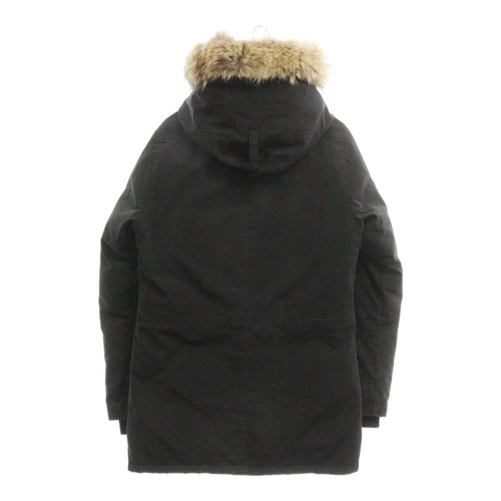 CANADA GOOSE (カナダグース) BROOKFIELD ブルックフィールド ファー フード ナイロン ダウンジャケット ブラック  2300JM R