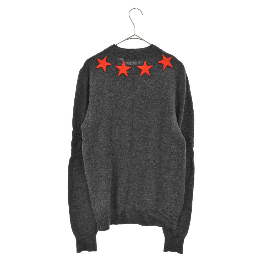 GIVENCHY (ジバンシィ) STAR PATCH KNIT 13F 7710553 スターパッチ ...