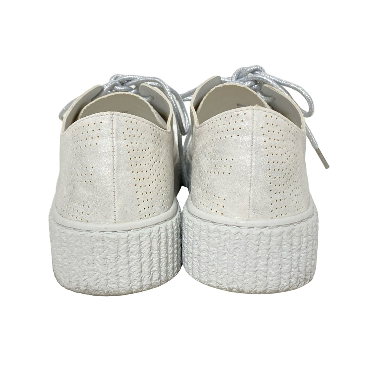 NONAME(ノーネーム) スニーカー 35 レディース - 白 ラメ