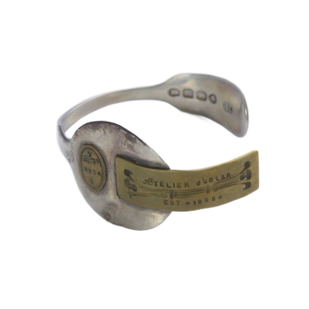【新品未使用】Atelier d'antan シルバースプーン バングル アトリエダンタン Atelier d'antan スプーン バングル シルバー