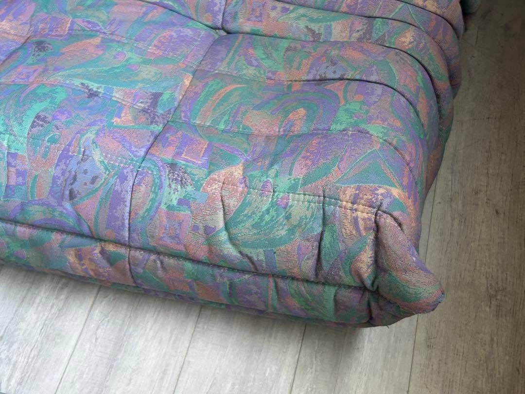 希少 リーンロゼ トーゴ TOGO 3P 総柄 サイケ 3人掛ソファ RZZ