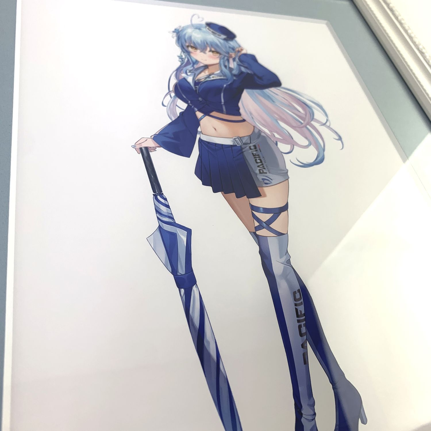 雪花ラミィ PACIFIC コラボ 複製原画(冬) ☆加古川物流】【中古品】雪花ラミィ PACIFIC コラボ 複製原画