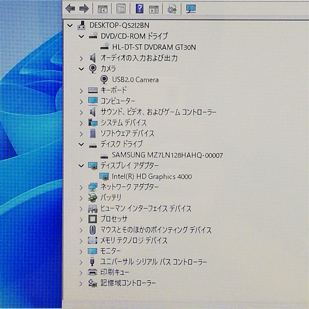 ノートパソコン