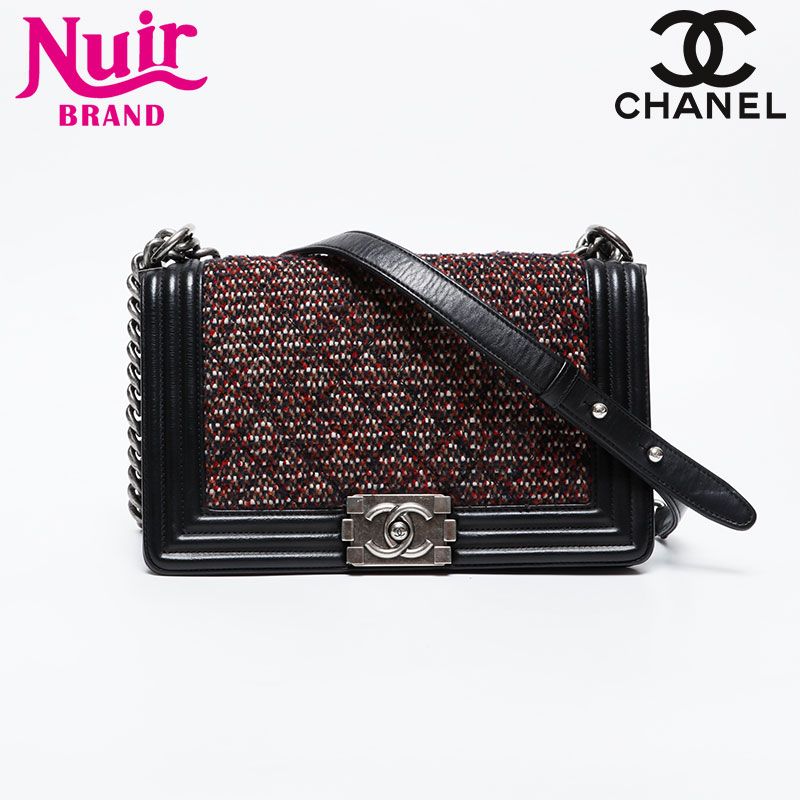 【ノワールクローバー】CHANEL ショルダーバッグ ツイード CHANEL シャネル ショルダーバッグ 20番台 2014-2015 ツイード