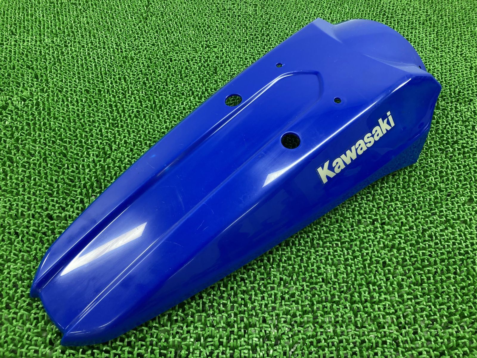 Dトラッカー KLX250 リアフェンダー 青 35022-0014 カワサキ 純正 中古