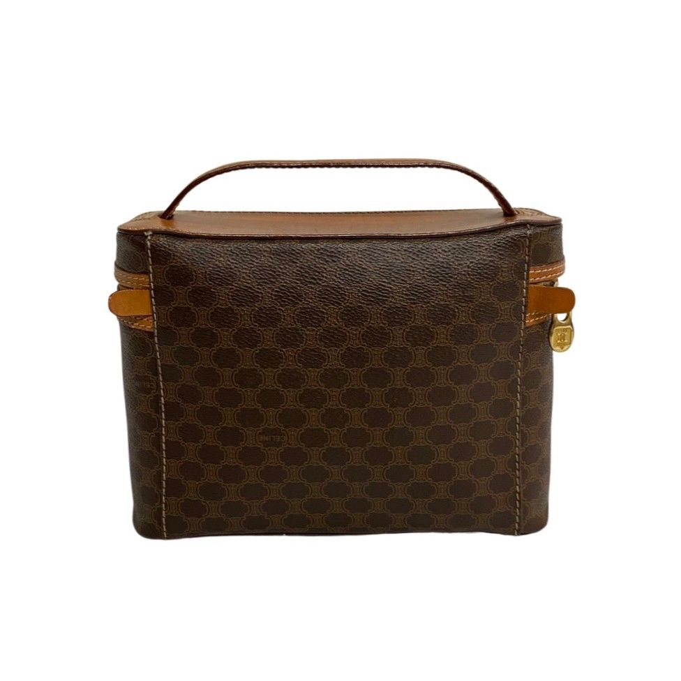 極 美品 CELINE セリーヌ ヴィンテージ マカダム ブラゾン レザー 本革  