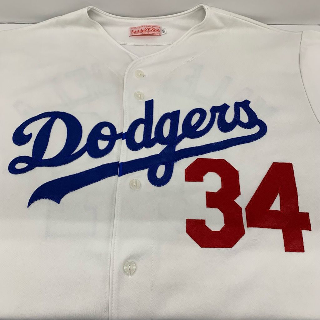 mitchell&ness Los Angeles Dodgers 34 VALENZUELA ベースボールシャツ