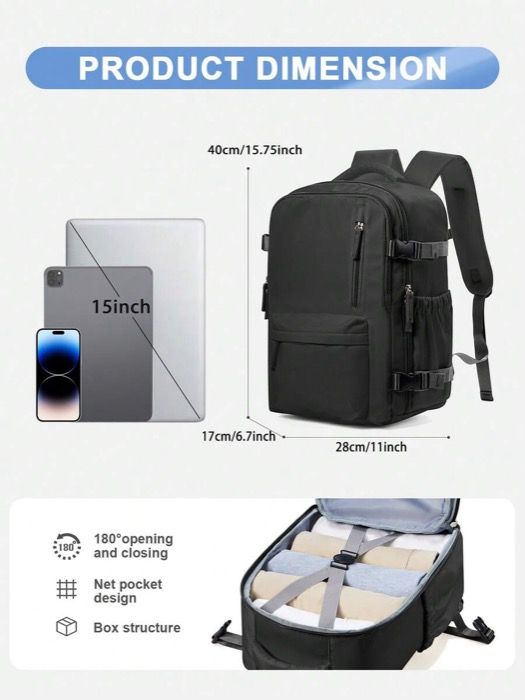 バッグ レディース バックパック キャリーオンバックパック トラベルバックパック 機内持ち込み可 大容量 ナイロン 防水 ハイキングバックパック アウトドア バックパック 旅行 キャンプ ハイキング 女性 母の日