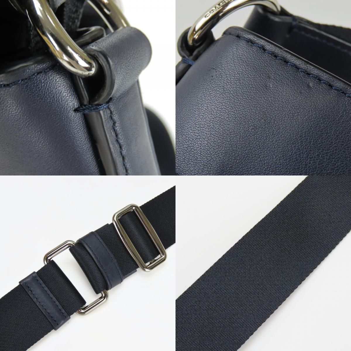 中古】 コーチ ショルダーバッグ F54781 シグネチャー PVC レザー 