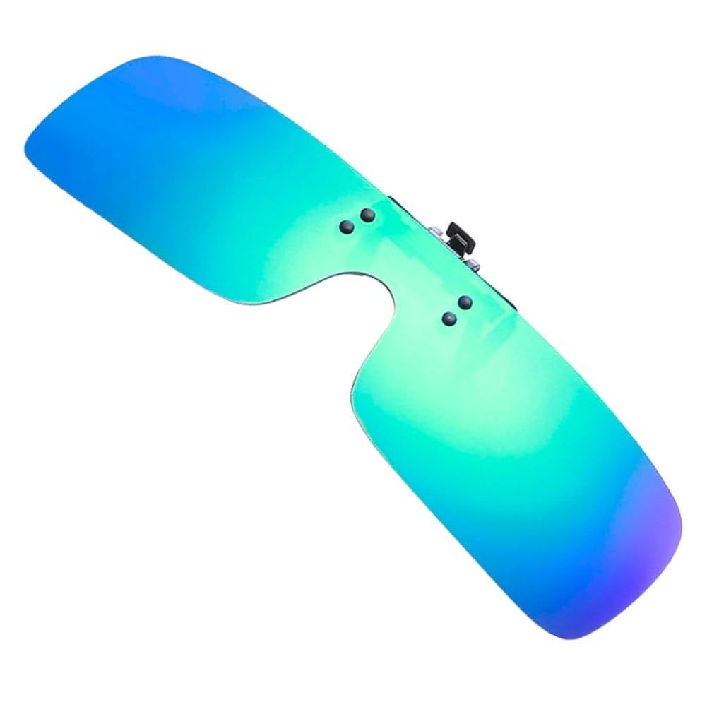 新品 [Ｄ．Ｓｔｏｍｏ] 偏光サングラス クリップオン 跳ね上げ フレームレス 夜間 はさむ 超軽量 6g UV400 ドライブ 釣り ケース【収納袋付き】