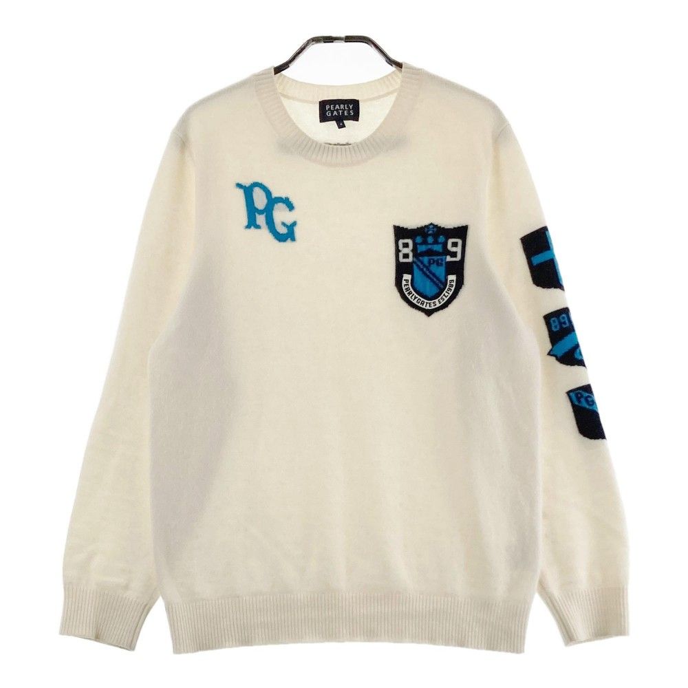 PEARLY GATES カシミアセーター　サイズ４ サイズ：4 PEARLY GATES パーリーゲイツ カシミヤ 長袖ニット セーター