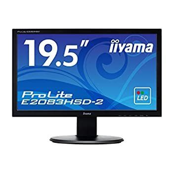 iiyama モニター ディスプレイ E2083HSD-B2 (19.5インチ/HD+/TN/D-sub%ｶﾝﾏ%DVI-D/3)