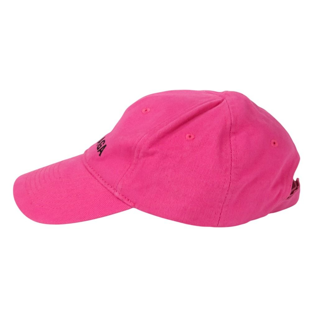 有名ブランド バレンシアガ BALENCIAGA 美品 ロゴ ベース エンブロイダリー 帽子