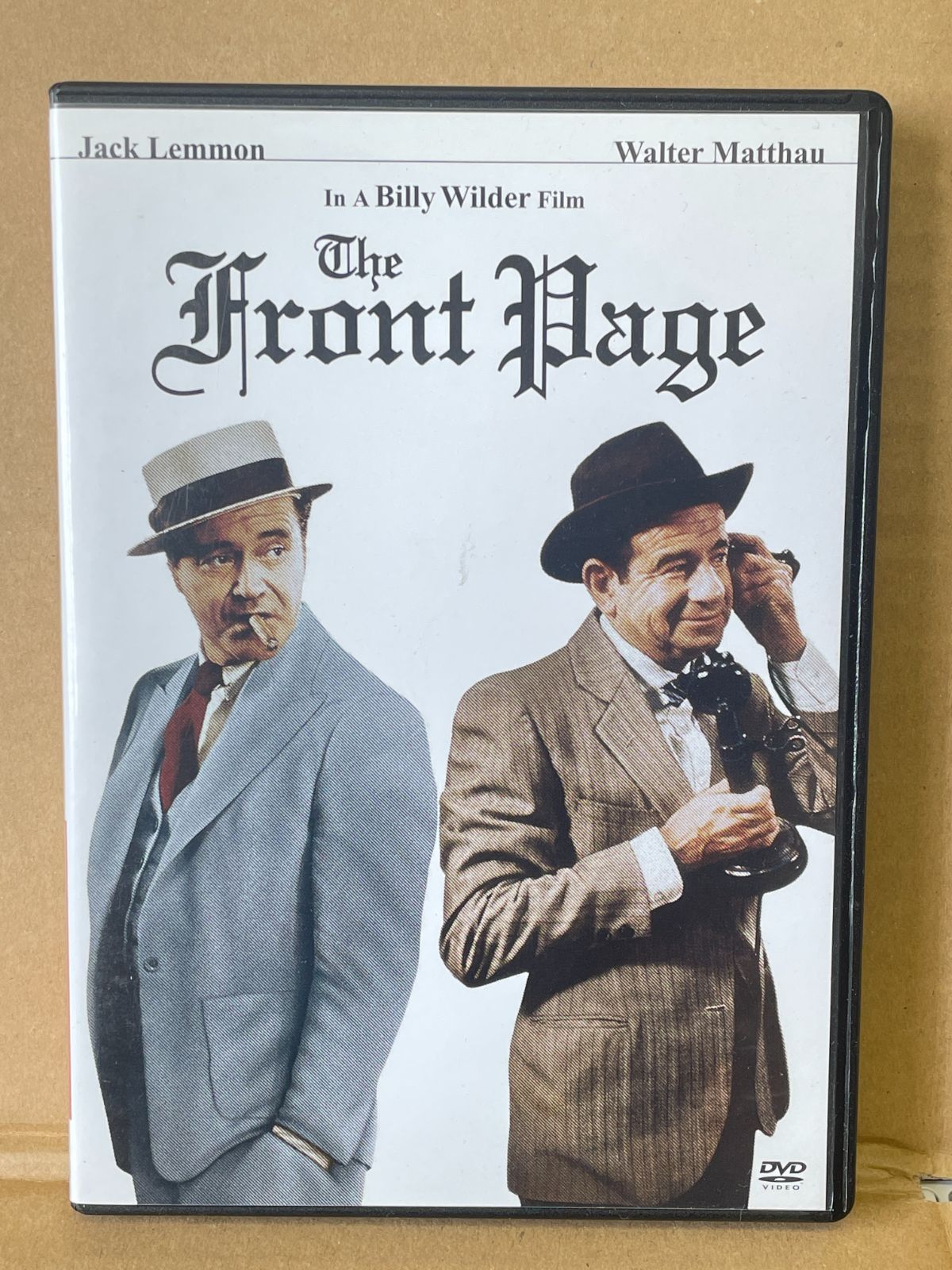 フロント・ページ ビリーワイルダー 洋画DVD ジャックレモン