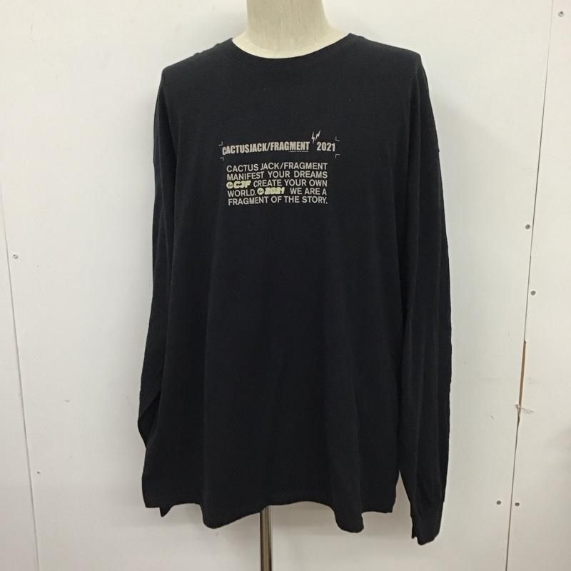 Cactus Jack カクタスジャック Tシャツ 長袖 ロンT クルーネック バックプリント FRAGMENT DESIGN