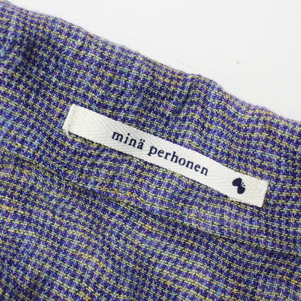mina perhonen ミナペルホネン shimmer リネン カシュクールワンピース
