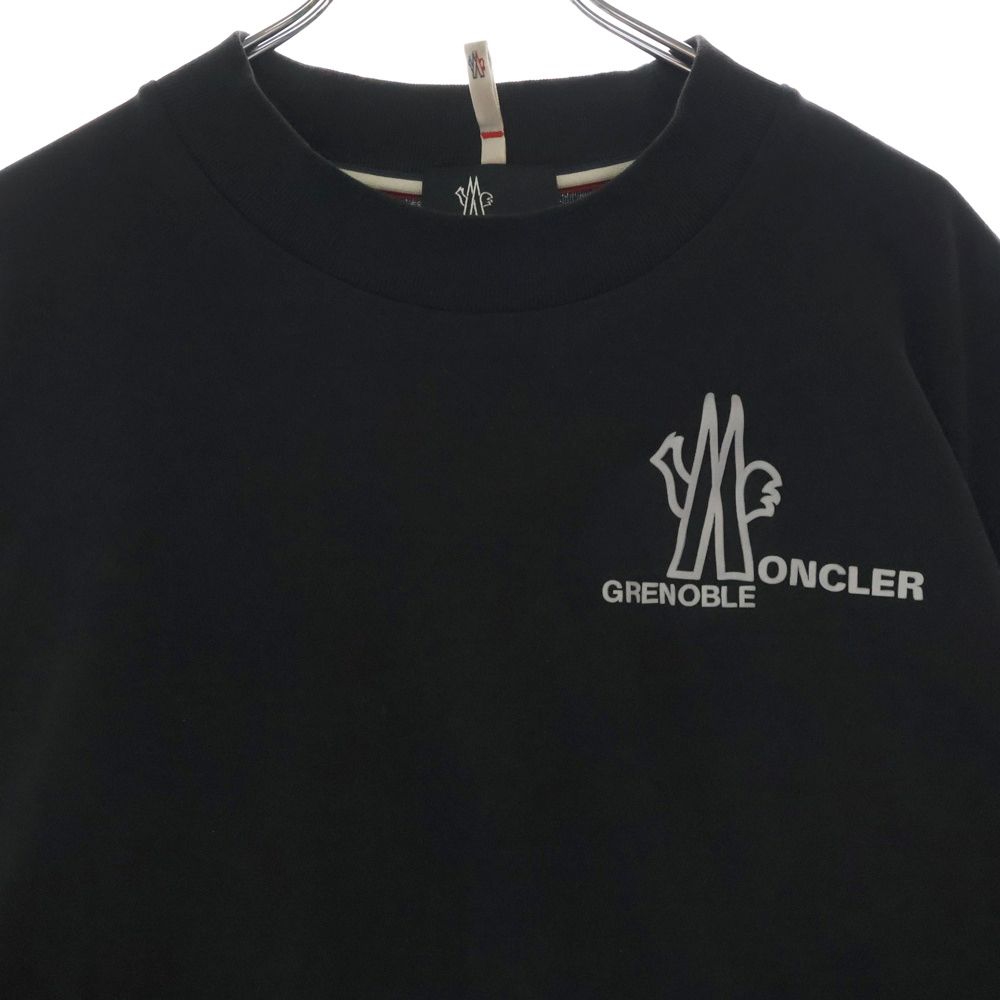 モンクレール　長袖カットソー ブラック プリント・刺繍ロゴ モンクレール 長袖カットソー ブラック プリント・刺繍ロゴ 楽天市場