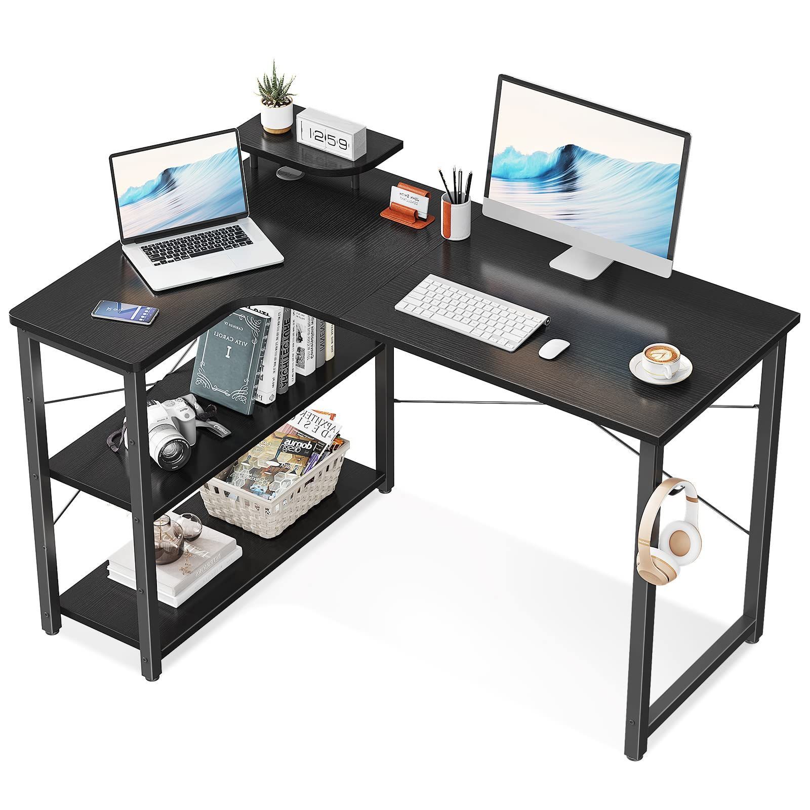 FEZIBO 電動昇降ローデスク ホワイト 高さ48-72cm FEZIBO 電動昇降