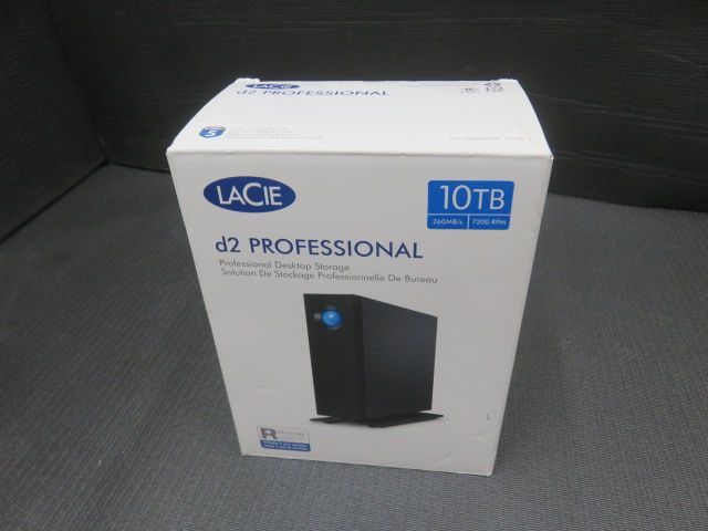 LACIE ラシー 外付けHDD ハードディスク 10TB d2 Professional USB-C Mac iPad Windows