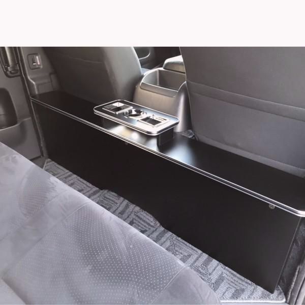 200系 ハイエース S-GL ワイド ワイドボディ セカンドテーブル ロング センター セカンド テーブル コンソール リヤ リア 2列目 後部座席 カウンター HGW50