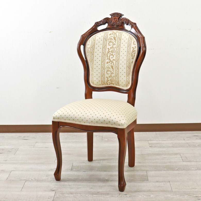 イタリア ダイニングチェア ベージュ 木製 完成品 高級 CHIC-BEIGE イタリア ダイニングチェア ベージュ 木製 完成品 高級 CHIC-BEIGE