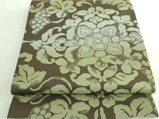 平和屋着物□極上 西陣織 天平初年創始の京の老舗 洛陽織物 両面 全通  