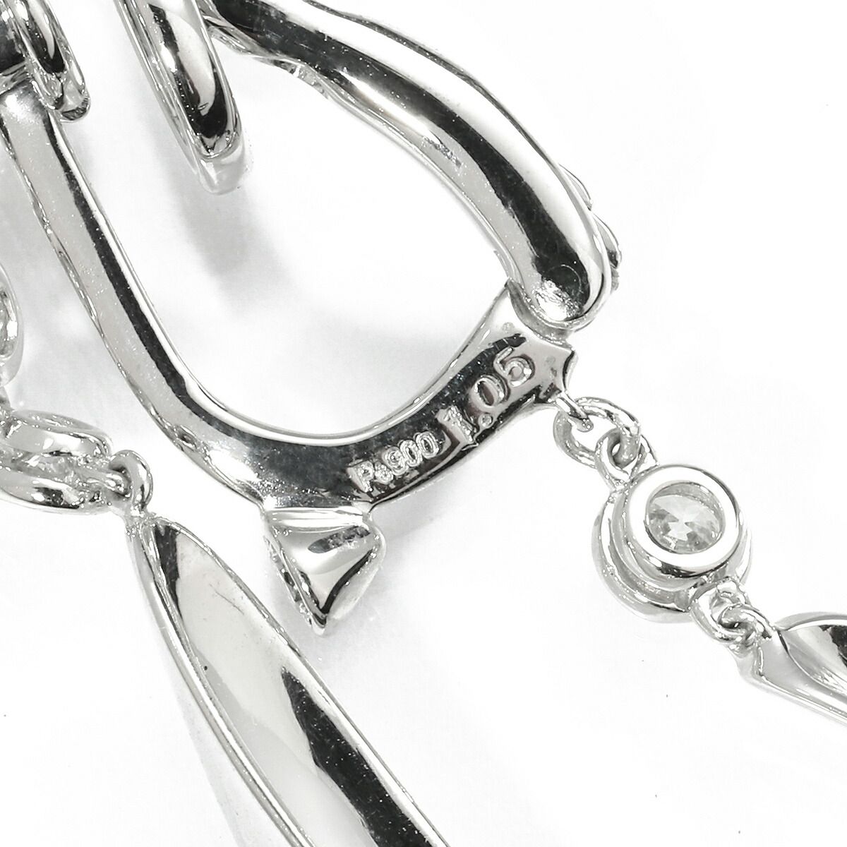 小寺智子 JUNKO ISHIGAKI ピアス ダイヤモンド 1.05ct Pt900